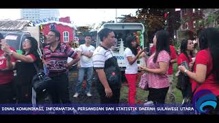 Parade kendaraan hias Christmas Festival 2018 Pemprov Sulut DKIPS