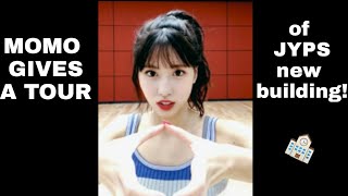 Momo gives a tour of the new JYP Building