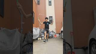 サンダルで6.5(SOOOOOO)挑戦!!両足踏み#jumprope #jump #shorts