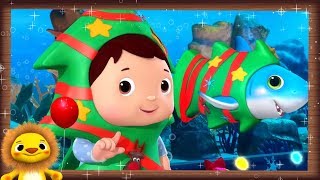 Christmas Shark! | Nursery Rhymes & Kids Songs! | Videos For Kids | ABCs and 123s