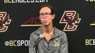 2014 09 08 Womens Soccer weekly presser with coach Alison Foley