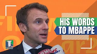 What he SAID to Kylian Mbappe? French President Emmanuel Macron REVEALS his special WORDS