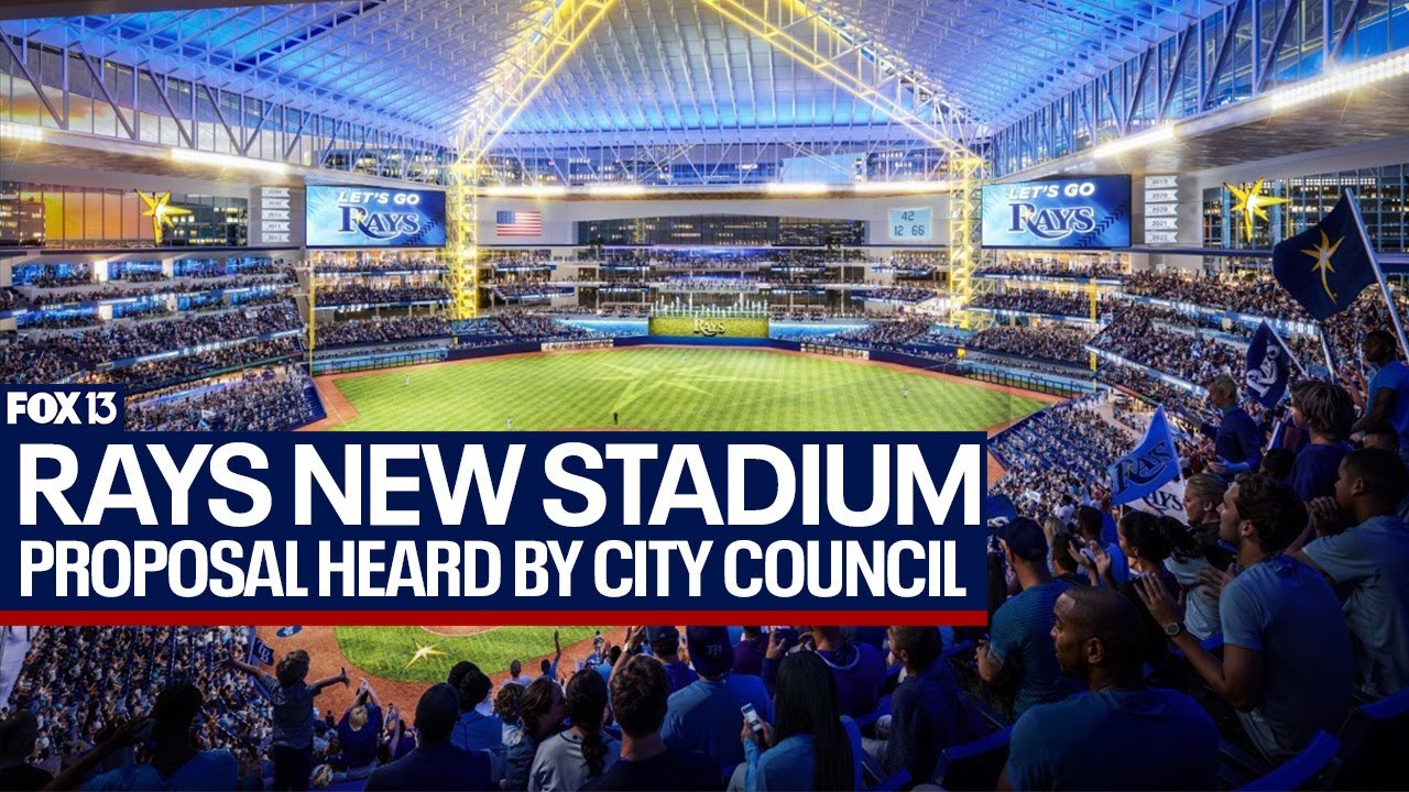 Rays, St. Pete Staff Pitch New Stadium Details To City Council - YouTube