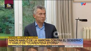 Mauricio Macri habló después de la marcha masiva contra el Gobierno