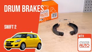 How to replace the drum brakes Swift mk2 🚗