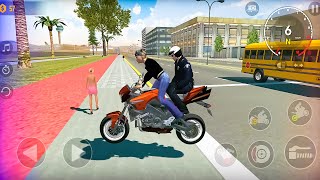 Xtreme Motorbikes #15 Funny Run from the Police! Bike game Android gameplay
