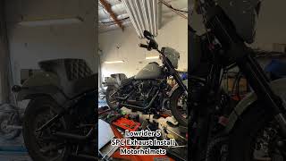 SPC Harley Davidson Exhaust Install Lowrider S #shorts