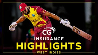 Highlights | West Indies vs Sri Lanka | 6 Sixes in an Over & a Hat Trick! | 1st CG Insurance T20I