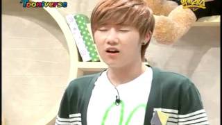 [110603] 막이래쇼 - Sunggyu imitates Sungjong