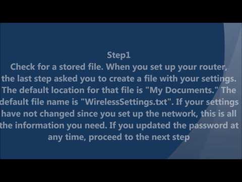 How to Recover a Lost Linksys Security Key How to Recover a Lost Linksys Security Key