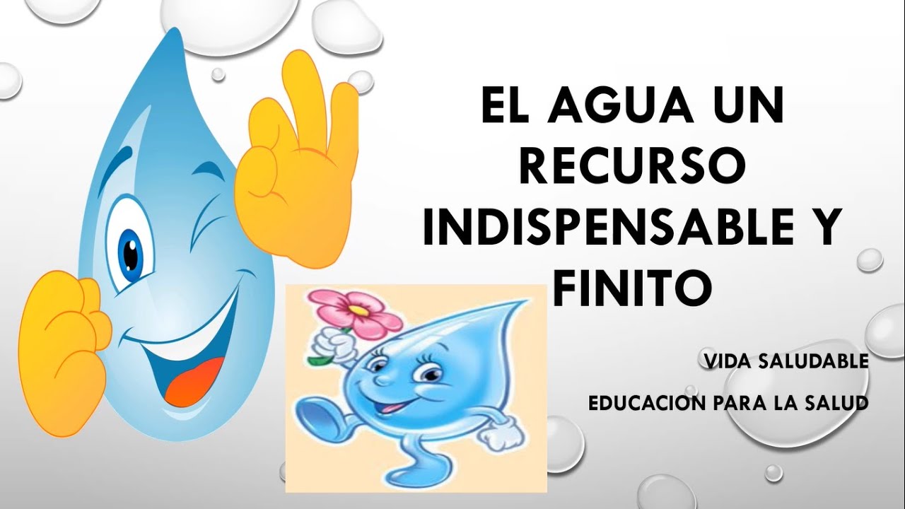 EL AGUA UN RECURSO INDISPENSABLE Y FINITO - YouTube