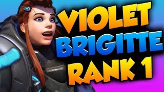 VIOLET DOMINATING AS BRIGITTE! [ OVERWATCH SEASON 19 TOP 500 ]