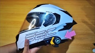 LX3 Helmet Bluetooth Headset || Shopee Finds