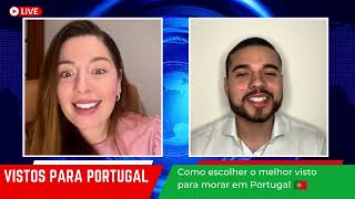 PASSO A PASSO PARA MORAR LEGALMENTE EM PORTUGAL | Visto para Portugal, como aplicar? | LIVE