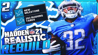 Realistic Rebuild of the Detroit Lions Ep 2 | D'Andre Swift Is INSANE! | Madden 21 Franchise
