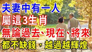 夫妻中有一人屬這3生肖，無論過去、現在、將來都不缺錢！未來日子越過越輝煌  |一禪一悟  #風水 #運勢 #生肖 #國學文化