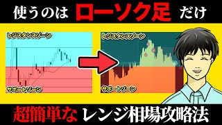 使うのはローソク足だけ!!相場の7割を占めるレンジ相場を攻略する方法【ハイローオーストラリア】【バイナリーオプション】