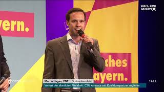 Landtagswahl in Bayern: Martin Hagen am 14.10.2018