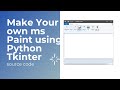 paint application using python || source code || mini project