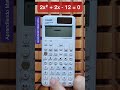 Cómo RESOLVER una ECUACIÓN CUADRÁTICA con la CALCULADORA CIENTÍFICA 🤔 CASIO fx-991SP CW Iberia