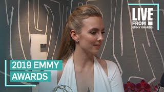 Jodie Comer Holds Tight to Her Emmy Trophy | E! Red Carpet & Award Shows