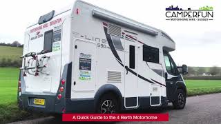 Quick Guide To T-Line 590 - 4 Berth Motorhome