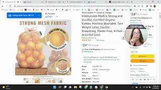 ASIN Review: Reusable Produce Bags - Amazon FBA
