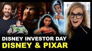 Disney Investor Day 2020 Animation - Pixar's Lightyear Chris Evans, Tiana & Moana on Disney Plus