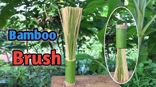 use to bamboo cut bamboo brushs , watch & subscribe my youtube channel ❤️