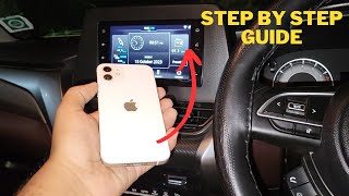 How to connect APPLE CARPLAY WIRELESSLY to SMARTPRO STUDIO in MARUTI SUZUKI CARS