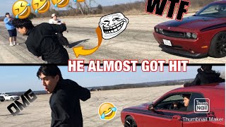 THIS ROADTRIP WAS INSANE ! / GUY NEARLY GETS SMACKED BY CHALLENGER Not clickbait #cars #fun #driving