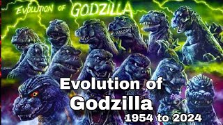Evolution of Godzilla 1954-2024