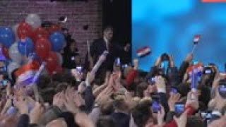 Milanovic celebrates Croatian election win