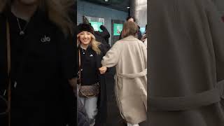 Rama Raya Prabhu Chants Hare Krishna at Fulton Street on New Years Eve \u0026 Passersby \u0026 Devotees Dance