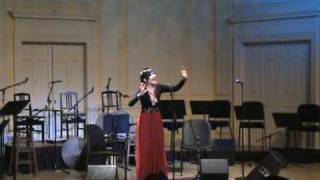 Kyrgyz singers Kanykei and Baktygul Badyeva perform in the Library of Congress in Washington, DC