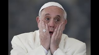 教皇フランシスコ★Papa Francesco 【シスター達♥の大攻勢】Σ(ﾟДﾟ) おっかなビックリ♡Funny Moment♡♥おもしろ動画♥