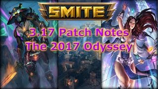 Smite 3.17 Patch Notes- The Odyssey 2017