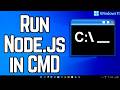 How to Run Node.js in CMD | How to Run Node.js Scripts from the Command Line (2026)