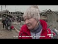 russia ukraine conflict fleeing irpin residents recount russian bombardments