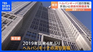 子どもを中心に流行する感染症「ヘルパンギーナ」　東京都で流行警報｜TBS NEWS DIG