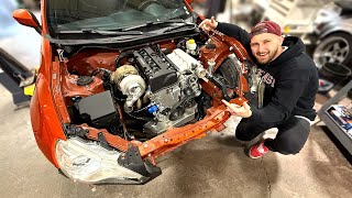 We SHOVE a HONDA engine in our Toyota FRS!!