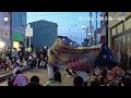 令和５年 2023年 獅子絵田の獅子舞～祝花（富山県射水市新湊）