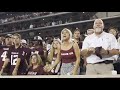 Texas A&M kicker's family watching the game winning FG