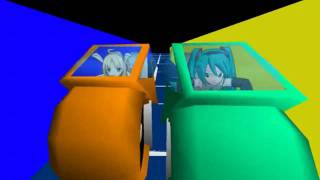 [MMD] [MMD Cup III] Tron Lightbike Scene VOCALOID