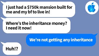 【Apple】My sister built a $750k mansion with inheritance money that wasn’t even hers so she's done!!