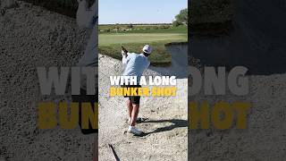 How to play long bunker shots like a professional! #golf