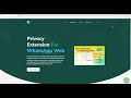 How to Protect Your WhatsApp Web Privacy with Privacy Extension For WhatsApp Web - Tutorial | WABULK