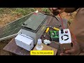 how to connect solar panel and inverter to 12 volts battery.