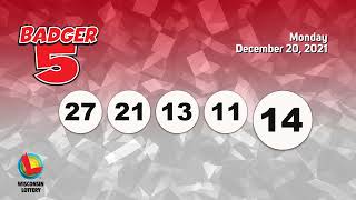Wisconsin Lottery Evening Draw 12/20/2021