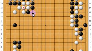 A 13k and 7k(Crazy Stone)'s game review, Weiqi, Baduk, 圍棋, 詰棋, 網路御書房